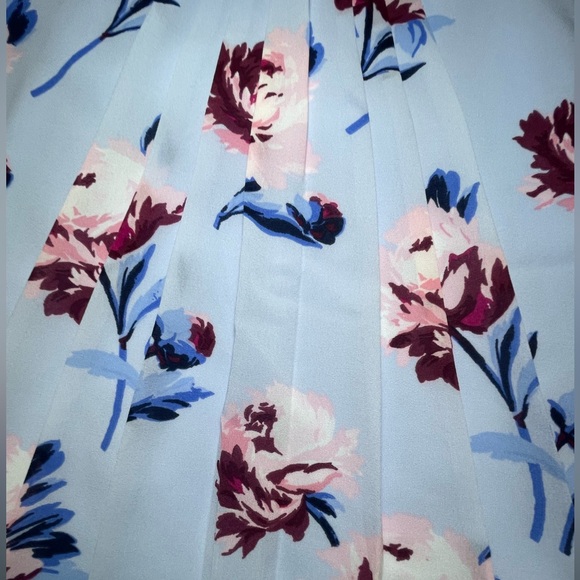 Janie & Jack Floral Pleated Dress w/ matching Headband - Picture 5 of 6